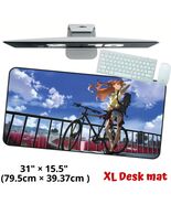 Retro Asuka Waifu Girl Large Game Keyboard Desk Mat Manga Evangelion Mou... - $26.99