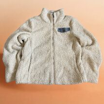 Pendleton Women’s Sherpa Fleece Teddy Jacket Sz M Cream Full Zip Wool Co... - $29.65