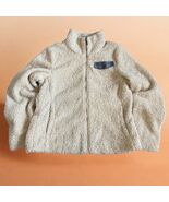 Pendleton Women’s Sherpa Fleece Teddy Jacket Sz M Cream Full Zip Wool Co... - $29.65