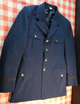 4 Button Jacket Dress Coat Uniform Mans Airman Usaf U.S. Air Force 37 Regular - £50.03 GBP