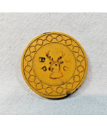 Vintage BPOE Benevolent and Protective Order of Elks 1950 Yellow Poker Chip - $9.95