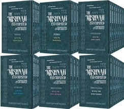 Artscroll Pocket Size Elucidated Complete Mishnayos 65 piece Paperback Set - £252.65 GBP