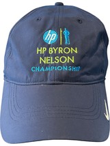 nike golf HP Bryon Nelson Championship hat att navy blue hook &amp; loop adj... - $198.15 MXN