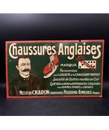 French Paper Poster Sign Chaussures Anglaises English Shoes Vintage 15.5... - €21,49 EUR