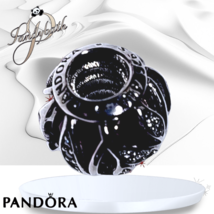 Authentic Pandora Nature&#39;s Radiance Charm, Synthetic Ruby Clear Cubic Zi... - $535.16 MXN