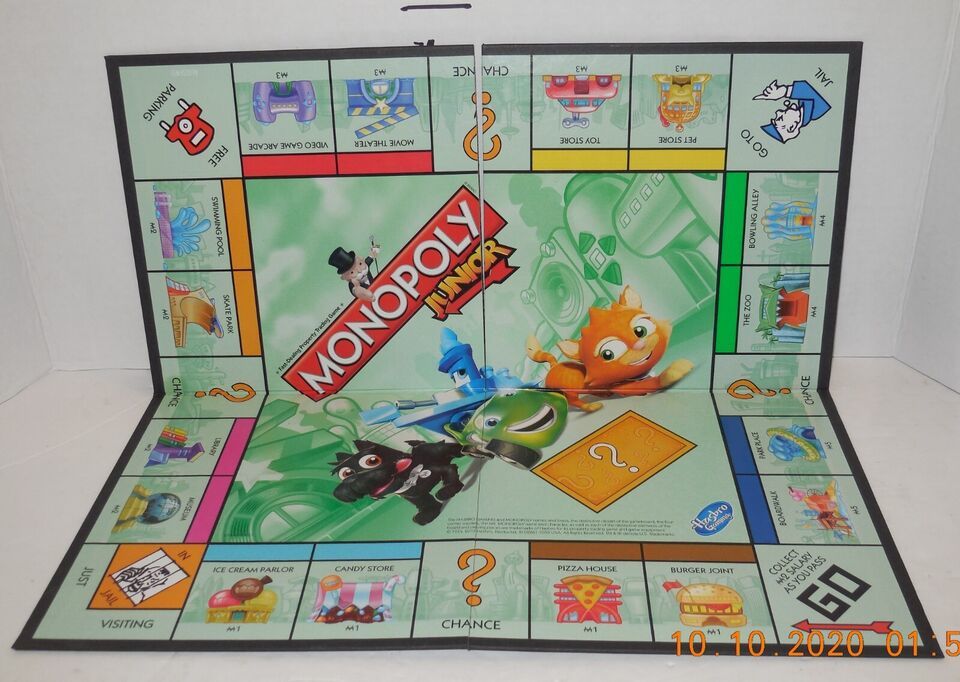 Hasbro Monopoly Jr. Replacement Game Board ONLY - $4.93