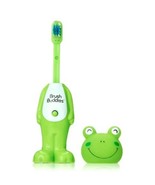 BRUSH BUDDIES: POPPIN': "LEAPIN' LOUIE" : FROG: CHILD'S: TOOTHBRUSH: BRA... - $12.34