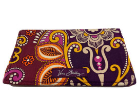 Vera Bradley Checkbook Cover Safari Sunset Fabric Earth Tones - £13.58 GBP