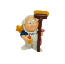 VINTAGE 1983 KENNER CARE BEARS CLOUDKEEPER W/ BROOM PVC MINIATURES FIGUR... - $19.00