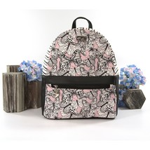 Betsey Johnson Sammy Black White Blush Butterfly Backpack Bag NWT - £65.69 GBP