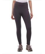 Bench. Womens Leggings Dark Gray Pockets Stretch Fleece Lined Heavyweigh... - $791.72 MXN