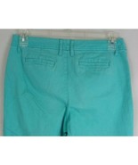 St John&#39;s Bay Aqua Sail Secretly Slender Capri Pants Size 12 - $22.84 CAD