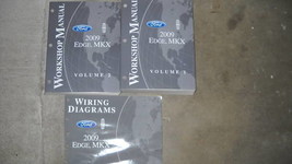 2009 Ford Orlo Lincoln MKX Servizio Negozio Manuale Set Fabbrica W Cavi Schema - £54.89 GBP