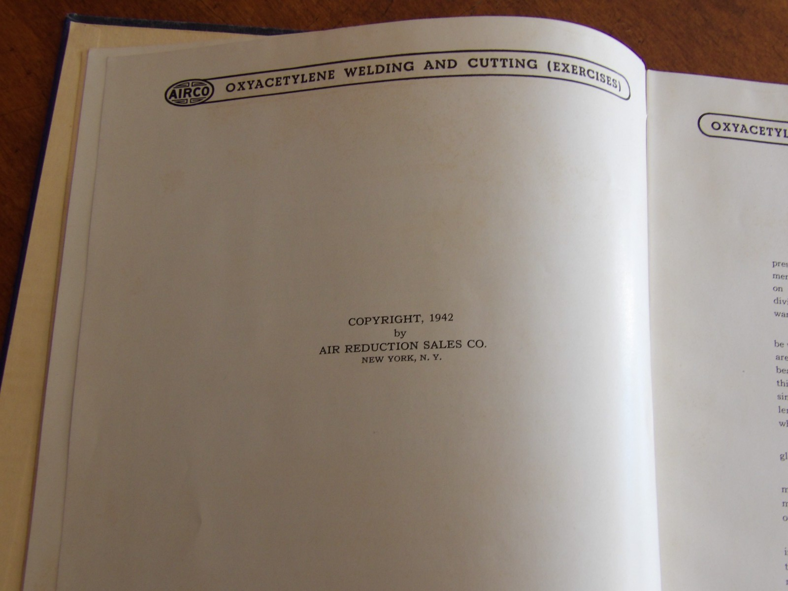 1942 AIRCO Oxyacetylene Welding and Cutting Lessons Instruction Course Exercises Item image 10
