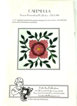 Patti-Ann Quilt Block KIT Seasons Remembered Col. Block No. 8 Calendula - €12,27 EUR
