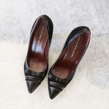 MARC BY MARC JACOBS Court Pumps Heels 3 5/16 in Leather Velvet &amp; Patent 39.5 (9) - £63.69 GBP
