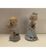 Lot of Growing Up Birthday Girls Blonde Ages 1 and 2 Enesco 1980s Vintage - €9,99 EUR