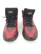 Everlast Mens Red Black Lace Up Round Toe Basketball Athletic Shoes Size 6M - £22.47 GBP