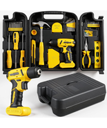 101 Pc 8V Cordless Drill Tool Set USB-C Rechargeable Kit Brushless Motor... - $67.69