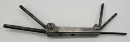 *J2) Vintage Eklind 51 Fold Up Uni Key Hex Key Tool 5 Count - €8,51 EUR