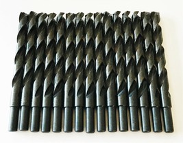 15 CRAFTSMAN 15/32&quot; HIGH SPEED STEEL BLACK OXIDE DRILL BITS METAL SPLIT ... - £39.84 GBP