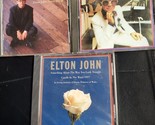 LOT OF 3 Elton John: SOMETHING ABOUT ... [NEW SEALED] +GREATEST HITS+ LO... - $8.90