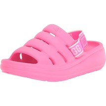 UGG Girls Slingback Slide Convertible Sandals Sport Yeah Size US 6 Taffy Pink - £46.19 GBP