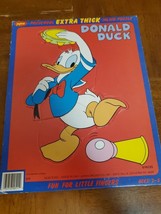 Donald Duck Disney Jaymar Puzzle Extra Thick for Little Fingers 8 Pieces... - $6.95