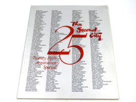 1984 25th ANNIVERSARY SECOND CITY OFFICIAL PROGRAM YEARBOOK JOHN BELUSHI - $127.78 MXN