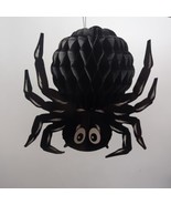 VINTAGE RETRO BEISTLE HALLOWEEN TISSUE SPIDER 2 SIDED 12&quot; X 12.5&quot; 1992 - $9.47