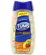 READ Tums Antacid Tablets, Ultra 1000, Assorted Fruit, Value Size 160-Co... - $253.98 MXN