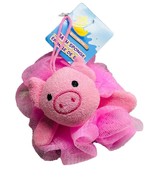 Cute Pig Face Kids Bath Loofahs Balls for Baby Girls Boys Mesh Shower - $15.72