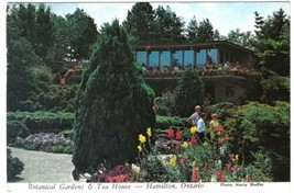 Ontario Postcard Hamilton Royal Botanical Gardens Rock Garden &amp; Tea House - £2.32 GBP