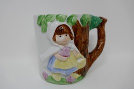 J.S.N.Y. Jeffrey Snyder Red Riding Hood 3D Embossed Raised Ceramic Cup Mug - €12,23 EUR