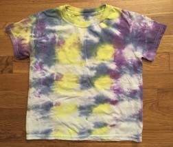 Hanes Boys White Yellow Purple Short Sleeve T-Shirt Tee Shirt Small S Small - $19.99