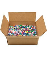 Mixed Plastic Beads 5lb-Assorted Shapes &amp; Sizes - £30.60 GBP
