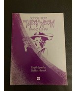 *          SONGS FROM the MERRY WIDOW-SONGBOOK-FRANZ LEHAR  - £5.66 GBP