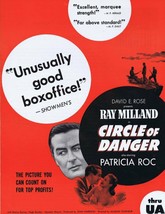 1951 Circle of Danger ORIGINAL Vintage 9x12 Industry Ad Ray Milland Patr... - $29.69