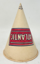 Vintage Unused Atlantic Oil Funnel Shape Paper Cup Veecup - £7.39 GBP