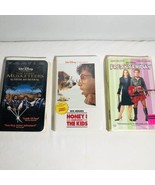 (3pcs.) DISNEY VHS Movies (3muskateers , Honey I Shrunk Kids &amp; Freaky Fr... - £7.92 GBP