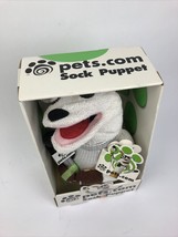 Pets.com Famous Sock Puppet Interview Dog With Box &amp; Tag Style # 09375 - LOOK - £31.16 GBP