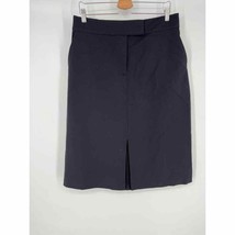 Universal Standard Devon Twil Skirt Sz XS (10/12) Solid Black Straight O... - £38.53 GBP