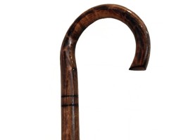 Strong walking stick from wood, Classic wooden cane, Lightweight walking cane - £71.94 GBP