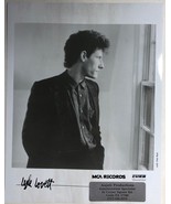 LYLE LOVETT vintage 8x10 Anjoli Productions publicity photo - $13.56 CAD
