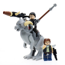 3pcs Han Solo With Tauntaun in Star Wars Mini figure Building Blocks Toys - £12.75 GBP