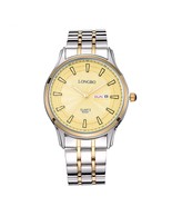 Longbo Business Metal Strap Analog Quartz Watch Model - 80087 - $37.00