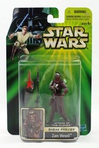 VINTAGE SEALED 2001 Star Wars Attack of the Clones Zam Wesell Action Figure - $34.64