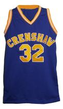 Monica Wright Custom Crenshaw Love And Basketball Jersey New Sewn Blue Any Size image 4