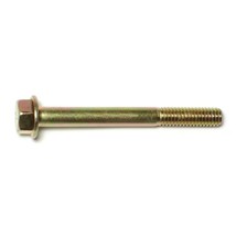 5/16&quot;-18 x 3&quot; Zinc Grade 8 Hex Washer Head Flange Bolts (4 pcs.) - £9.08 GBP