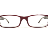 Ray-Ban Vista Montature RB5114 5112 Rosso Trasparente Rettangolare Full ... - £51.99 GBP